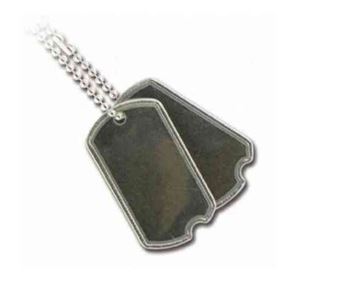 Picture of SILVER DOG TAGS
